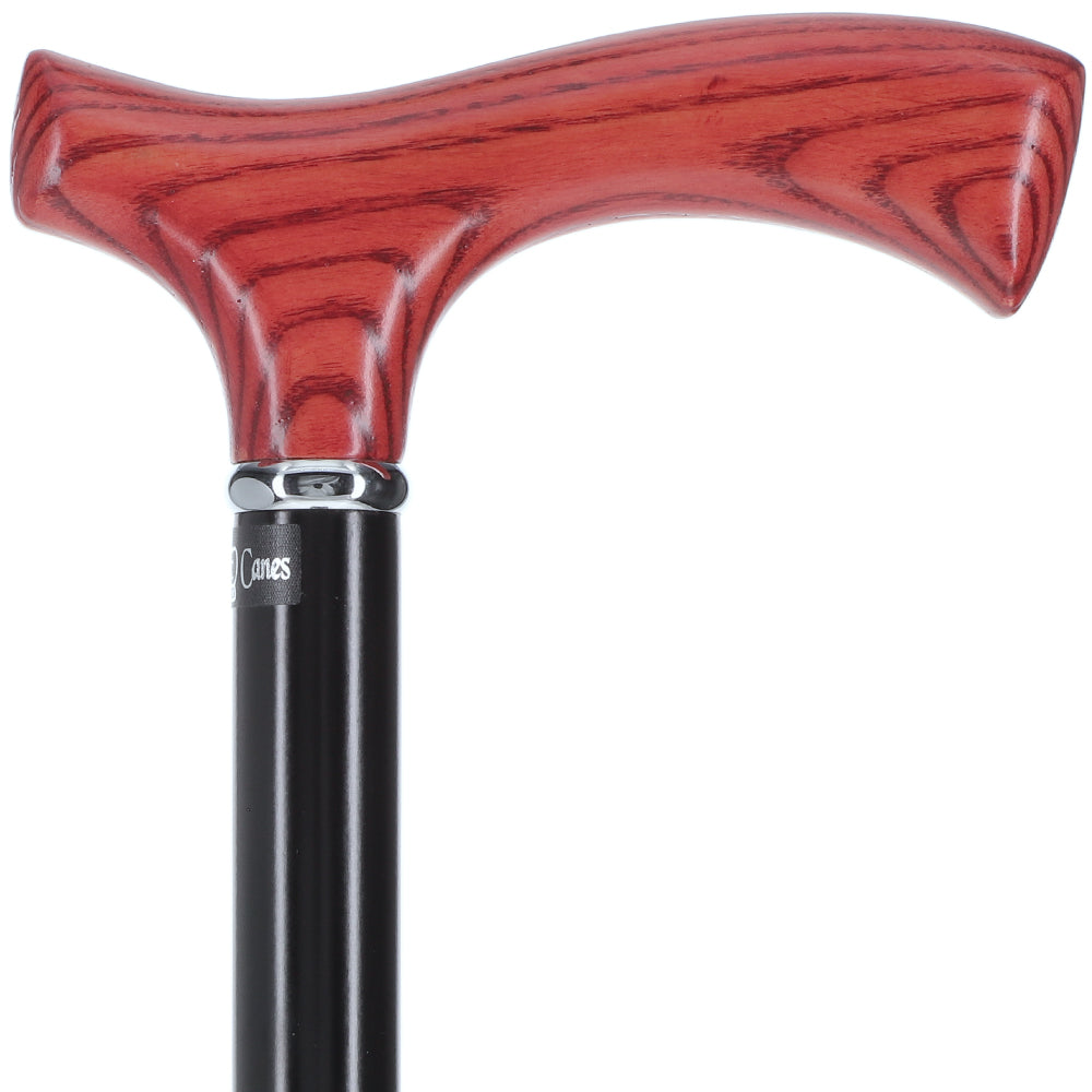 Genuine Mahogany Ash Fritz Cane - Extra Stability w/ SafeTbase Cheap Sale Cost