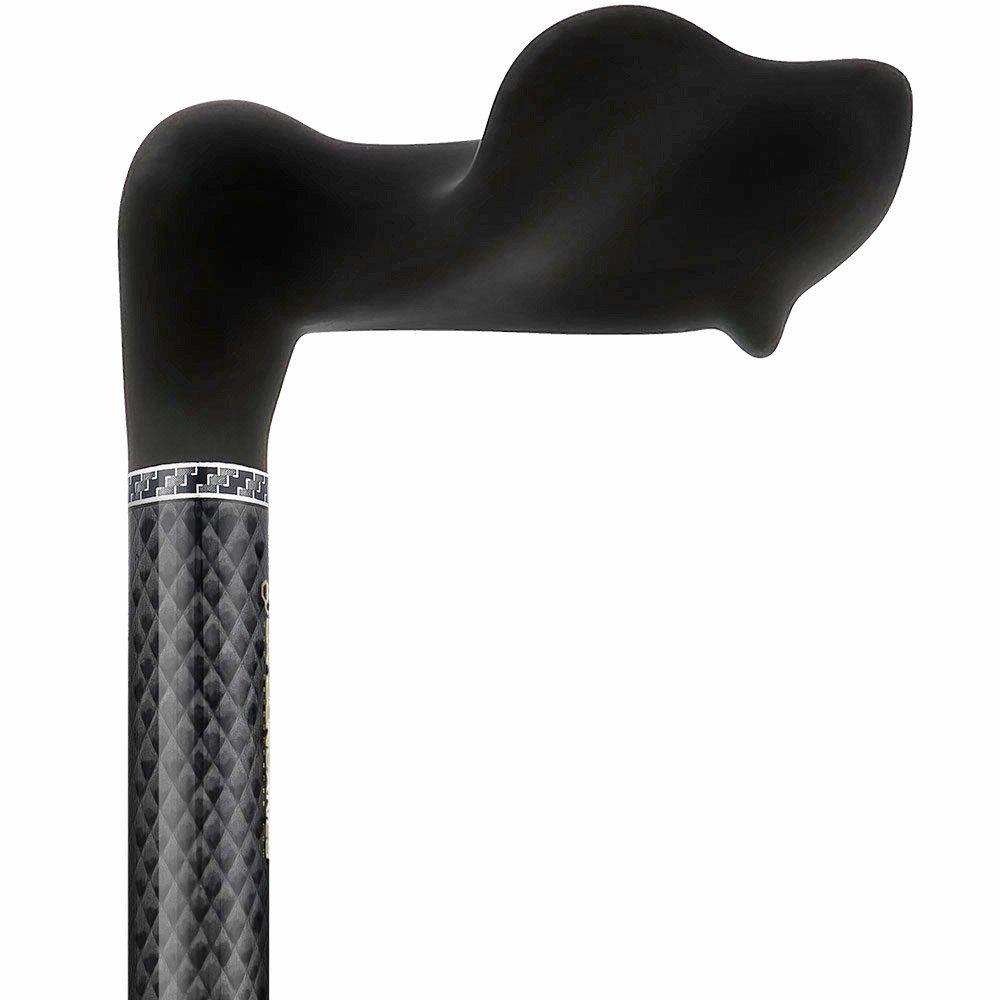 Lightweight & Adjustable: High-Tech Carbon Fiber Palm Grip Cane Store Cheap Online