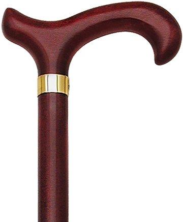 Cherrywood Derby Cane: Brass Collar - Elegant Design Sale Sast