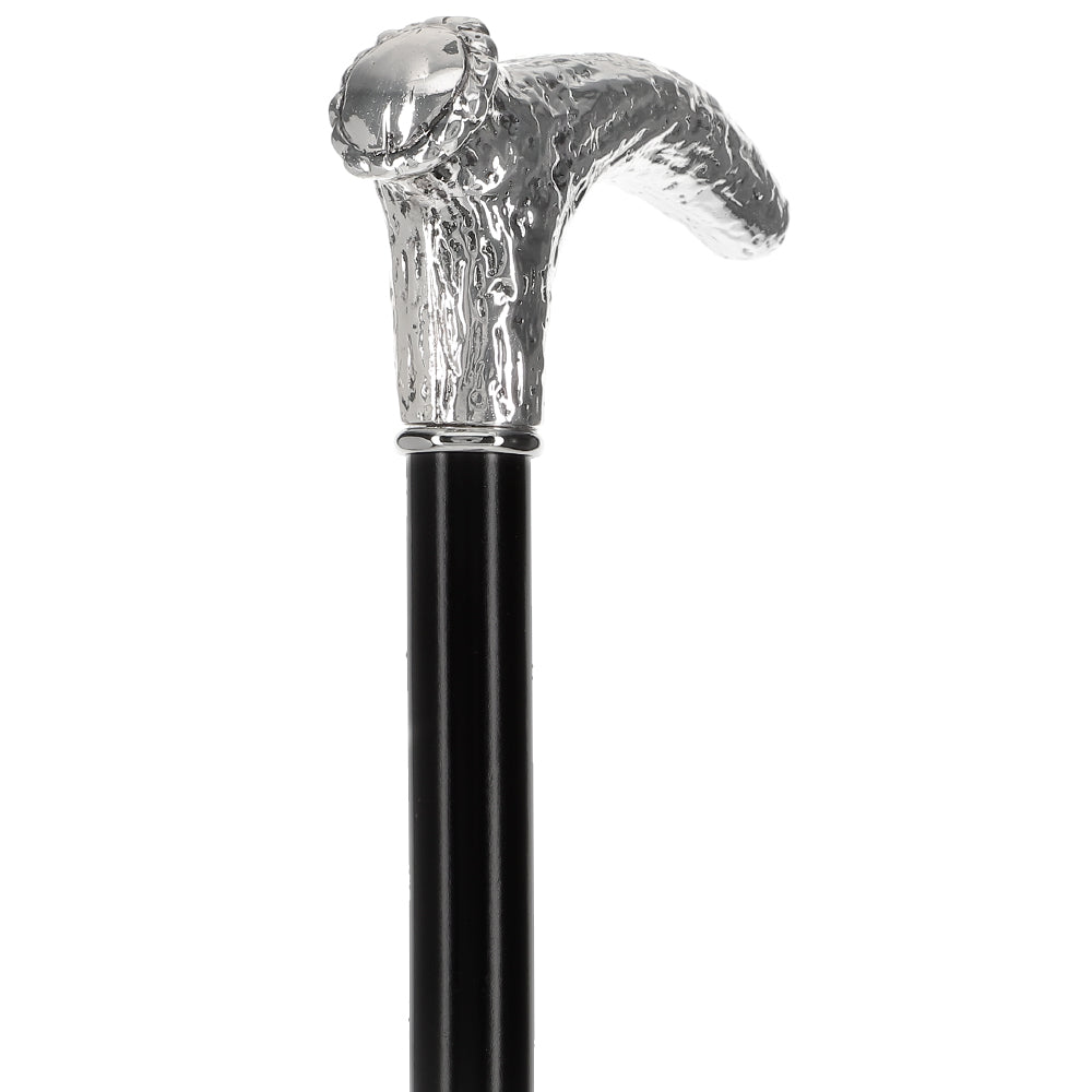 Italian Luxury 925r Silver Stag Horn Cane - Beechwood Shaf Clearance Recommend