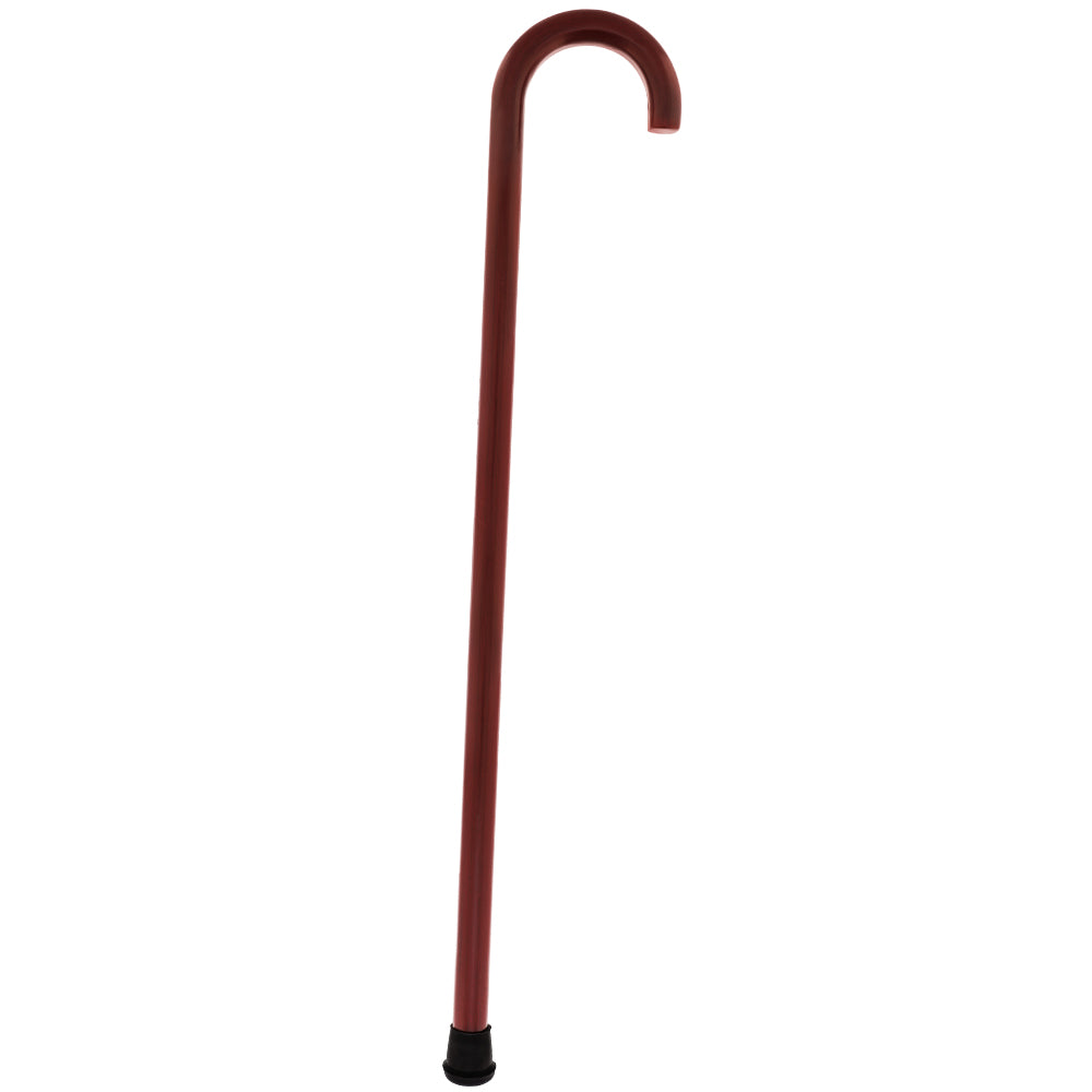 Mahogany Standard Tourist Walking Cane: Stained Wood Design The Cheapest For Sale