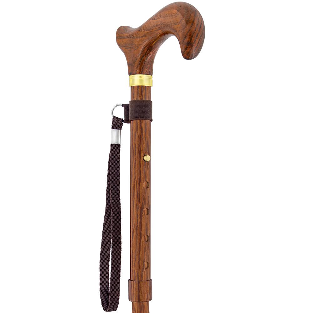 Scratch and Dent Realistic Wood Designer Folding Adjustable Walking Cane V2262 Free Shipping Geniue Stockist