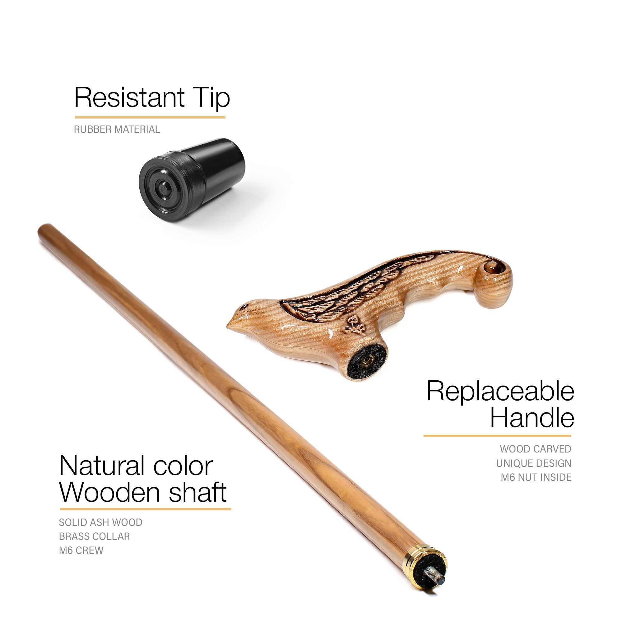 Swallow Under the Tree: Artisan Intricate Hand-Carved Cane Eastbay Online