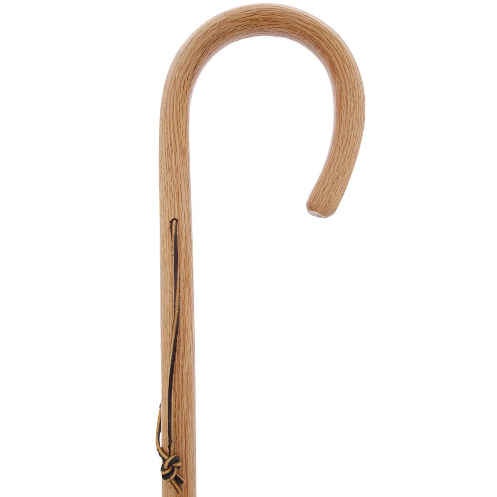 Classic Oak Crook Cane: Natural Rustic Elegance Sale Online Shop