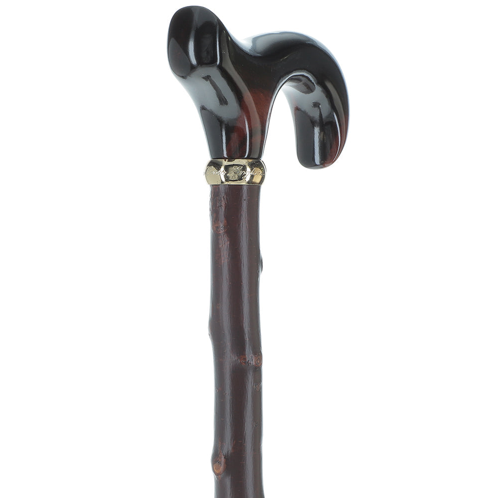 Scratch and Dent Sandalwood Wide Handle Walking Cane w/ Blackthorn Shaft (limited supply) V2164 Buy Cheap Discount