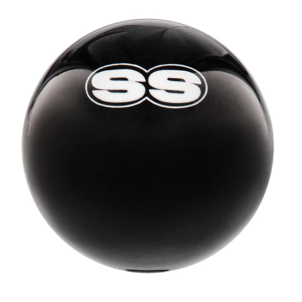 SS Car Emblem Black Round Knob Cane w/ Custom Wood Shaft & Collar Great Deals Cheap Pice