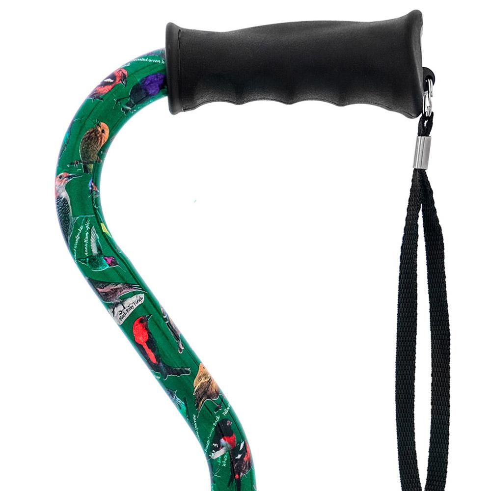 American Songbird Aluminum Convertible Quad Base Walking Cane - Adjustable Shaft Buy Online