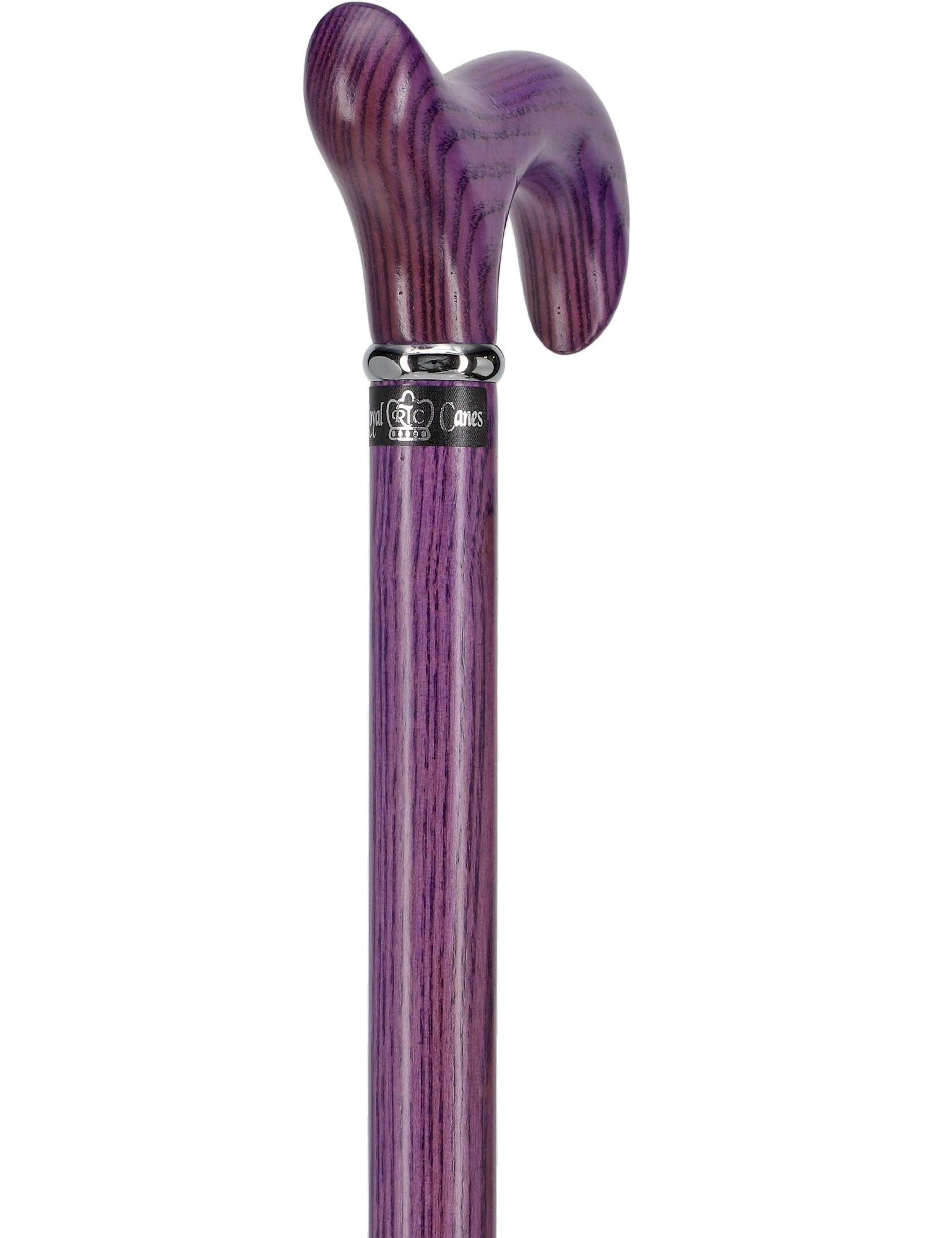 Vivid Purple Derby Cane with Premium Ash Wood Shaft Clearance With Mastercard