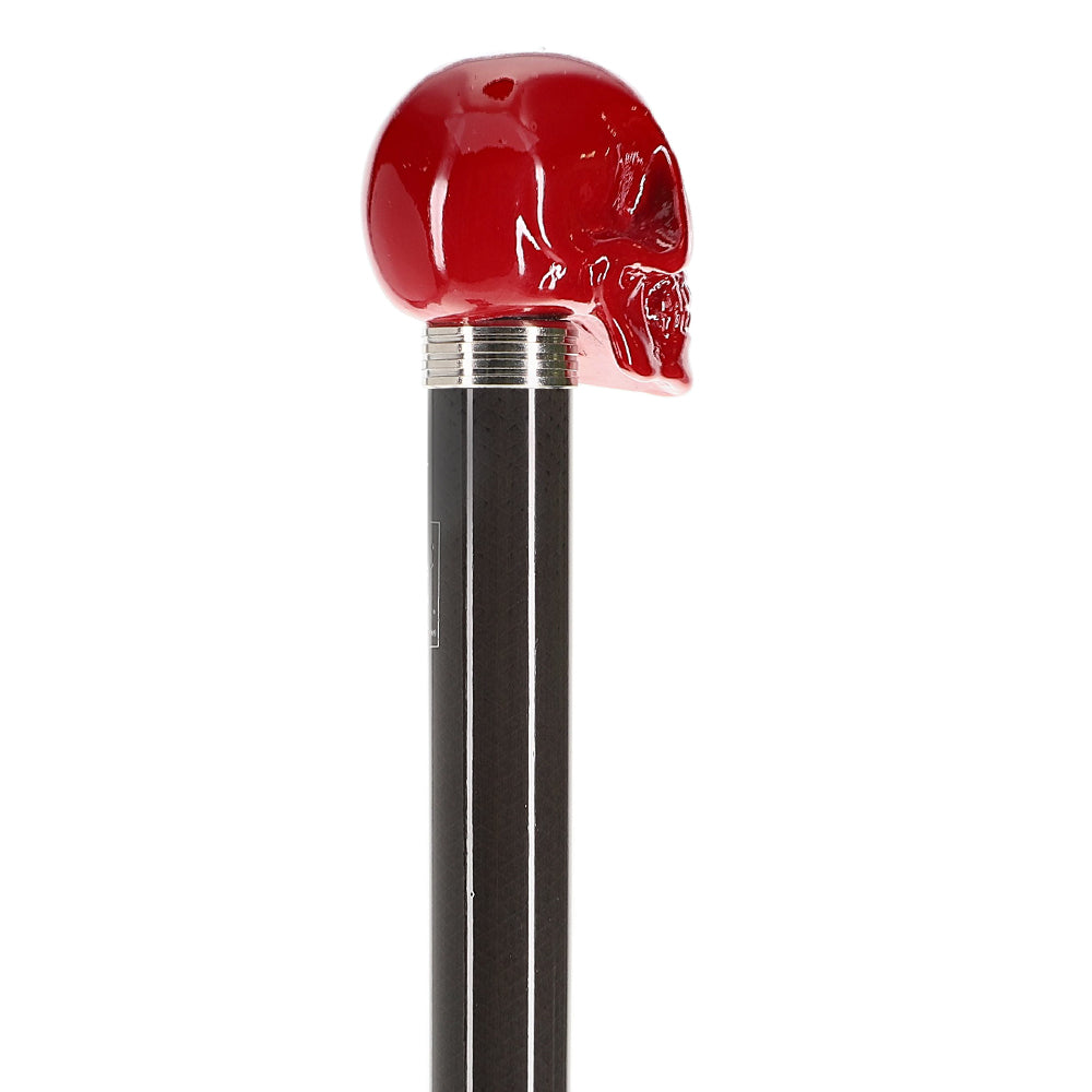 Red Skull Handle Sword Walking Stick with Carbon Fiber Shaft Discount Popular