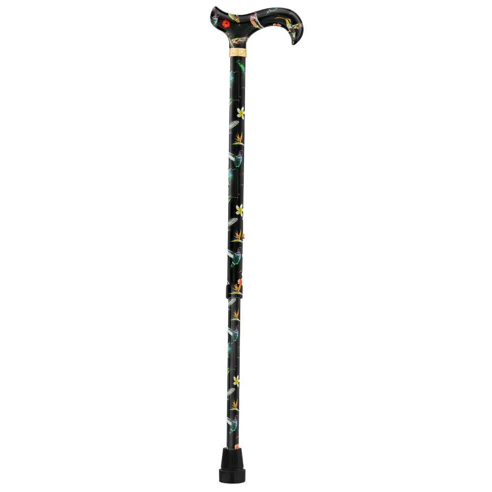 Flight of the Hummingbird: Designer Pattern Adjustable Cane Outlet Genuine