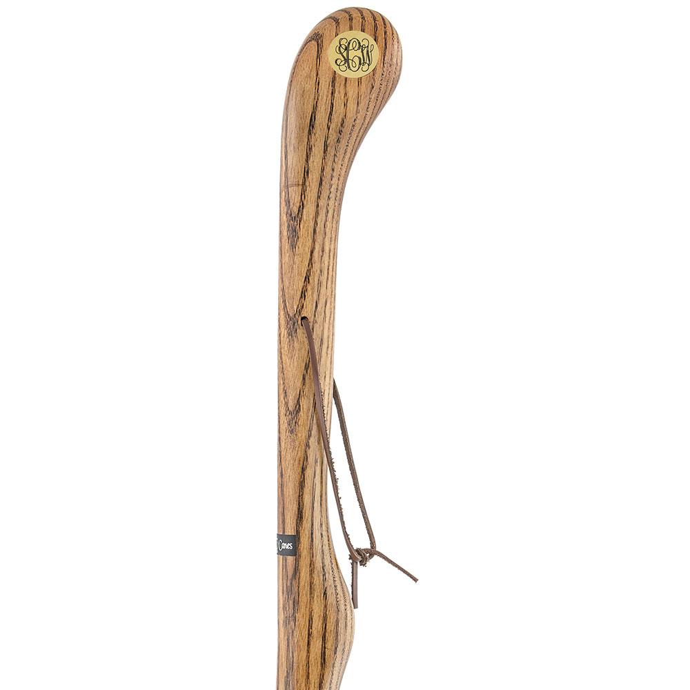 Brown Ash Riverbend Hiking Staff: Customizable with Engraving Where To Buy Low Pice