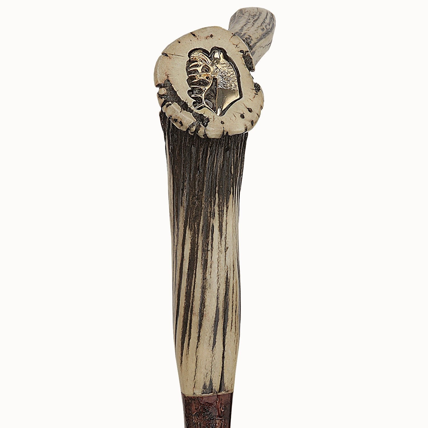 Scratch and Dent Exclusive Elk Horn Handle Cane with Bull Organ Shaft V3403 Shop For Online