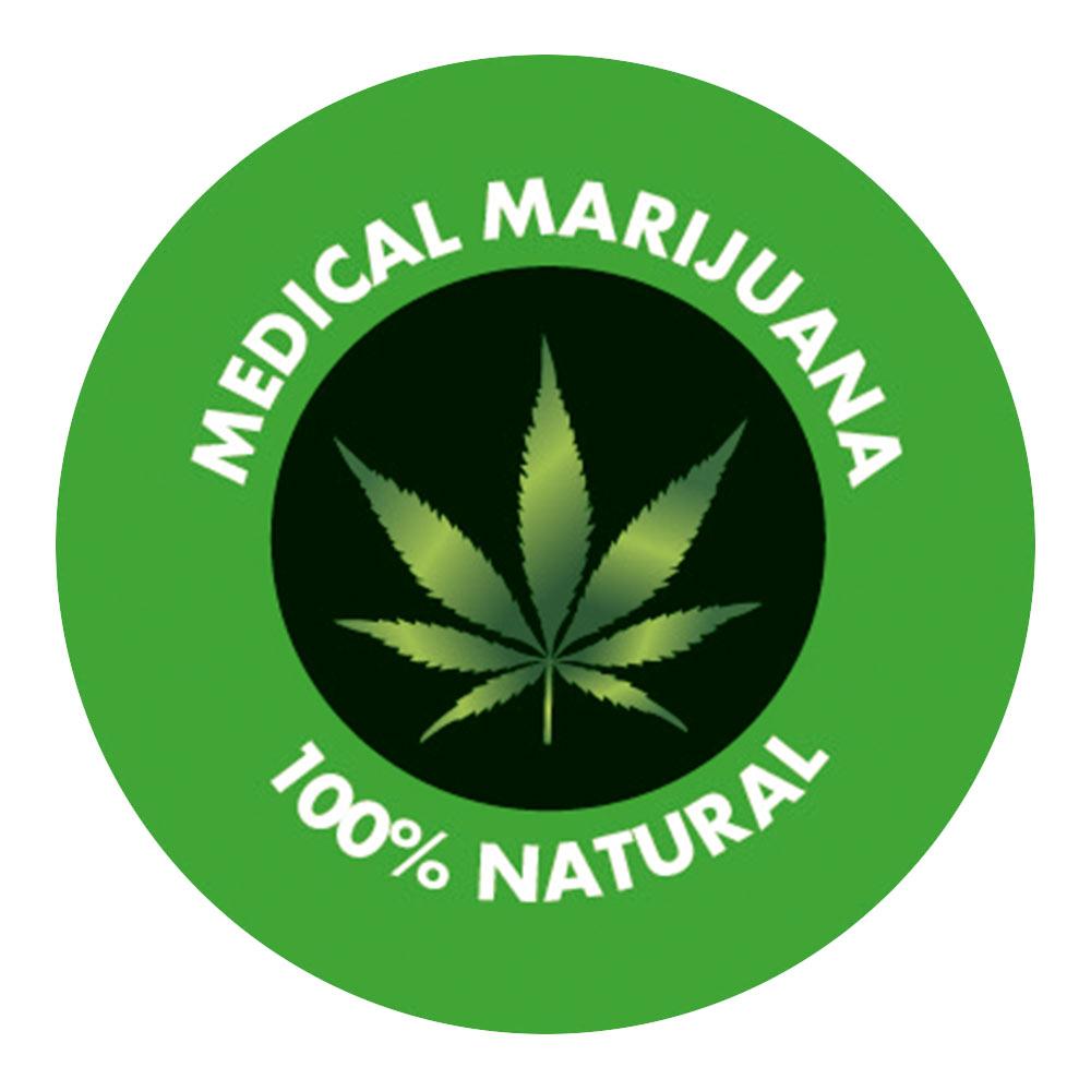 Medical Marijuana Knob Walking Stick w/ Black Beechwood Shaft & Pewter Collar Cheap Order