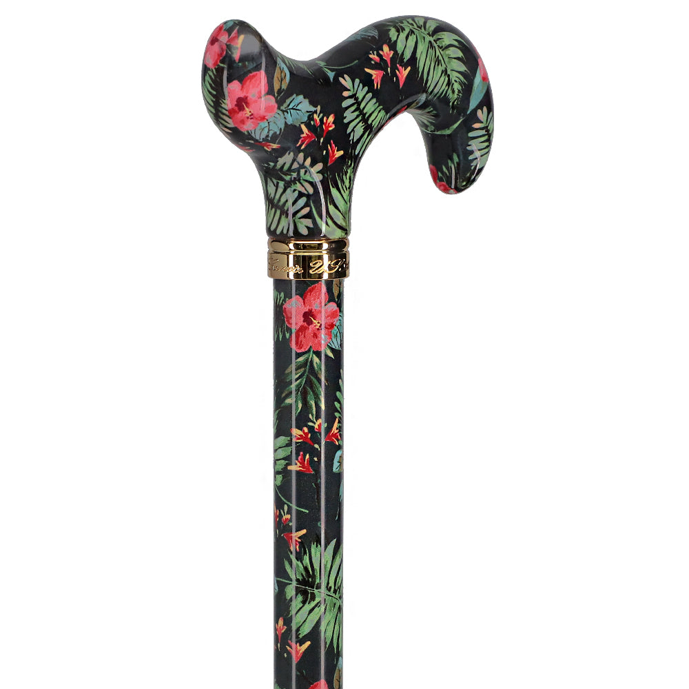 Island Way: Designer Adjustable Cane w/ Patterned Handle Visa Payment For Sale