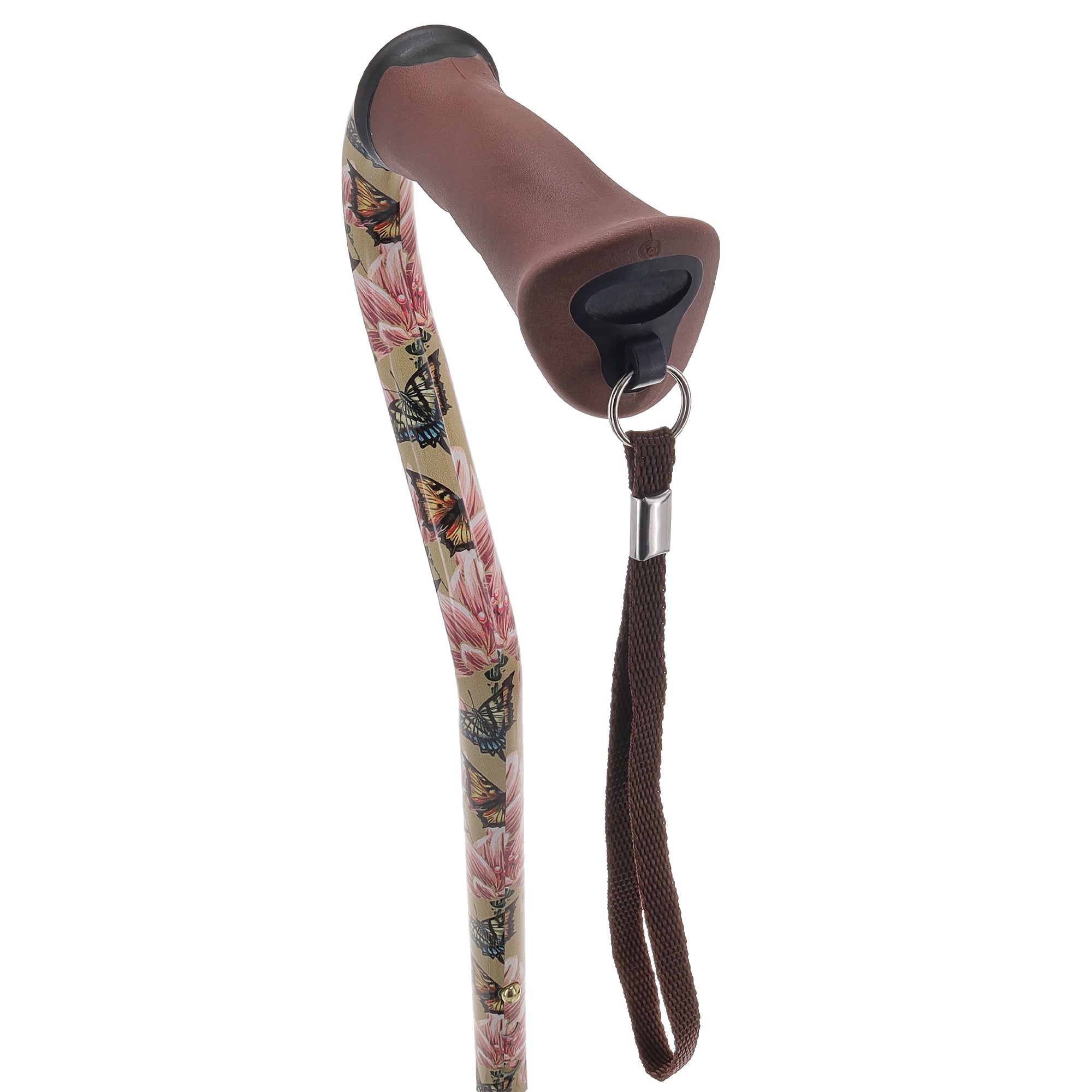 Lily & Butterfly: Adjustable Comfort Grip Offset Walking Cane Genuine Online