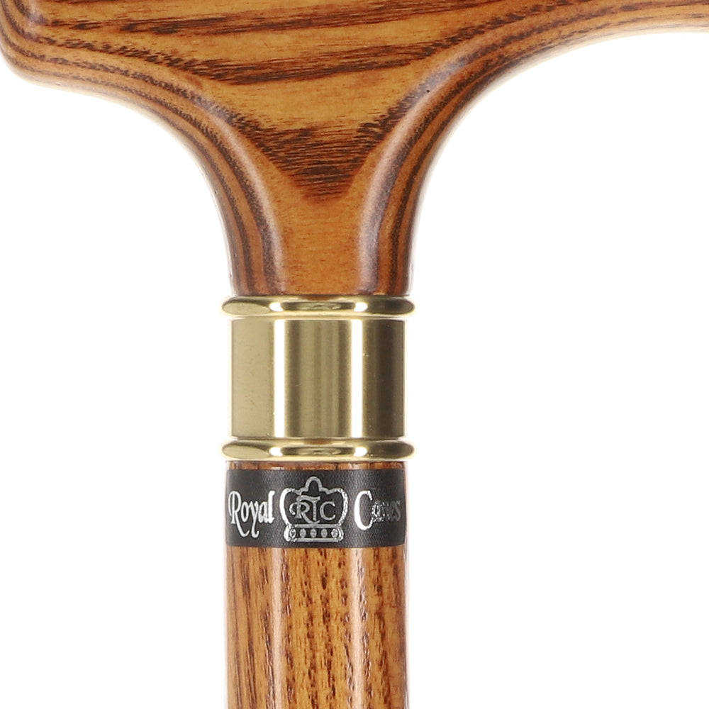 Extra Strong Espresso Ash Wood Derby Cane - Elegant & Durable w/ Standard Option Cheap Sale Many Kinds Of