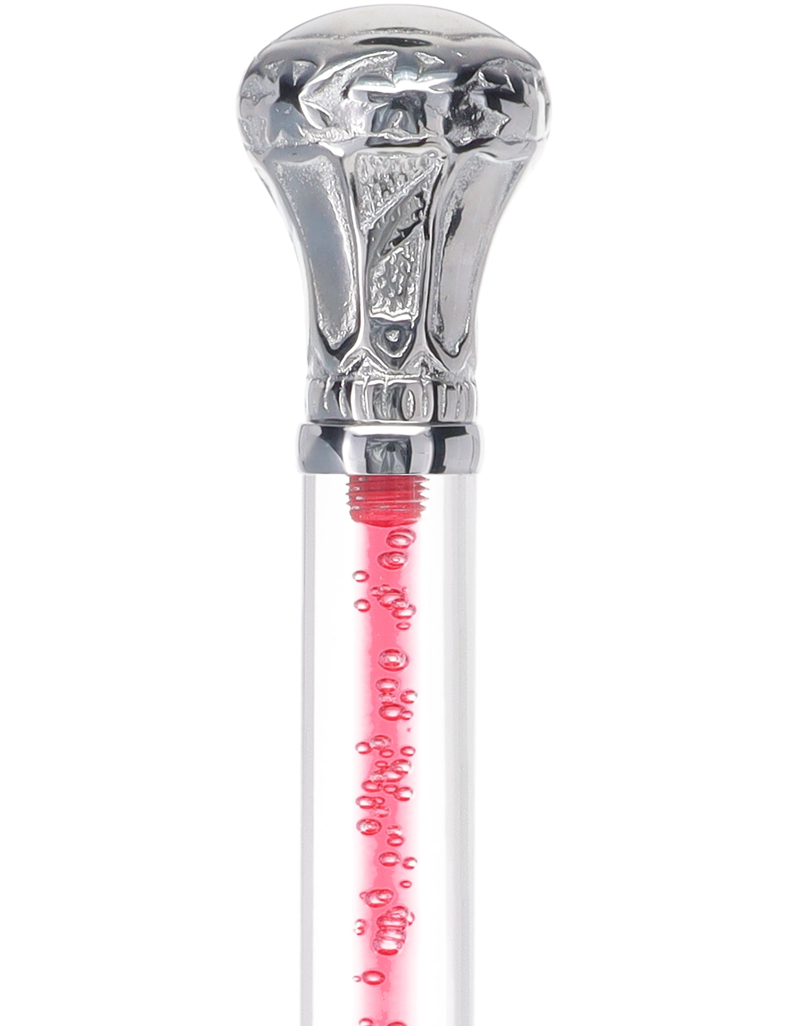 Color Crystal Elegance Chrome Knob Cane with Invisible Acrylic Shaft Options Sale In China