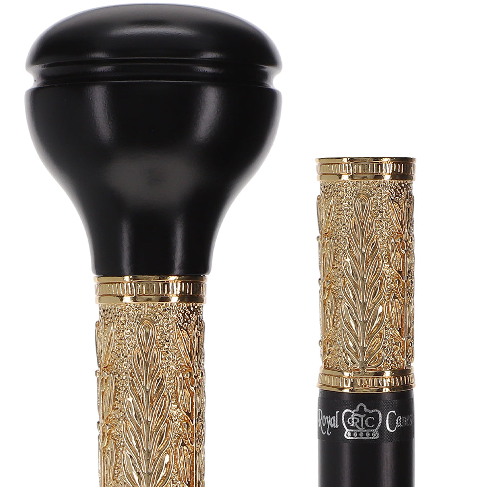 Jeweler-Designed Gold Collar, Black Beechwood Knob Handle Reliable Cheap Online