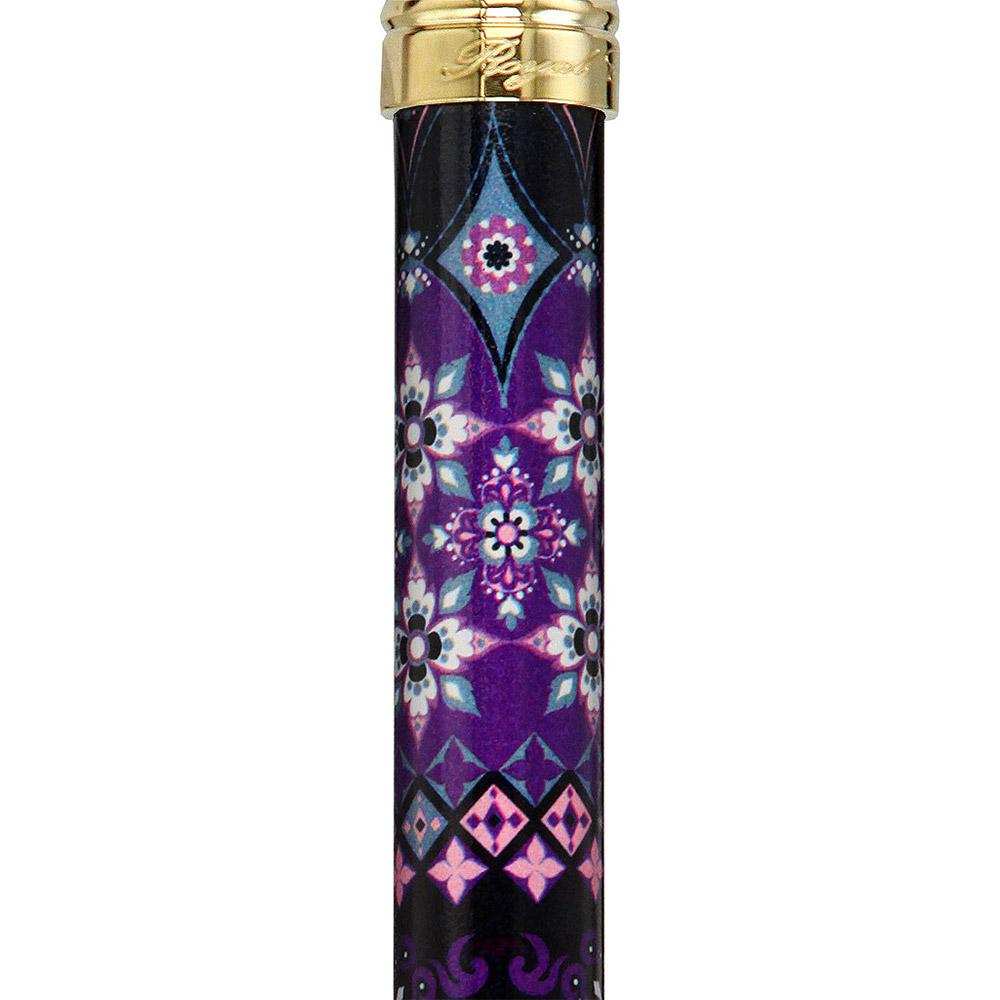 Scratch and Dent Pretty Purple Folding Adjustable Designer Derby Walking Cane with Engraved Collar V2218 Best