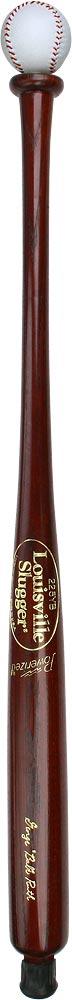 Scratch and Dent Louisville Slugger Leather Baseball Handle Walking Stick - Mahogany Shaft V1842 For Sale Top Quality