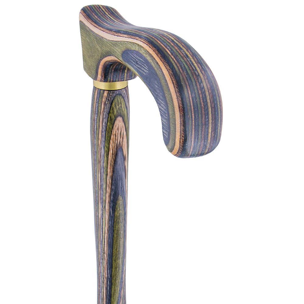 USA-Made Twisted Camo Cane: Stylish Colorwood Laminate Clearance Largest Supplier