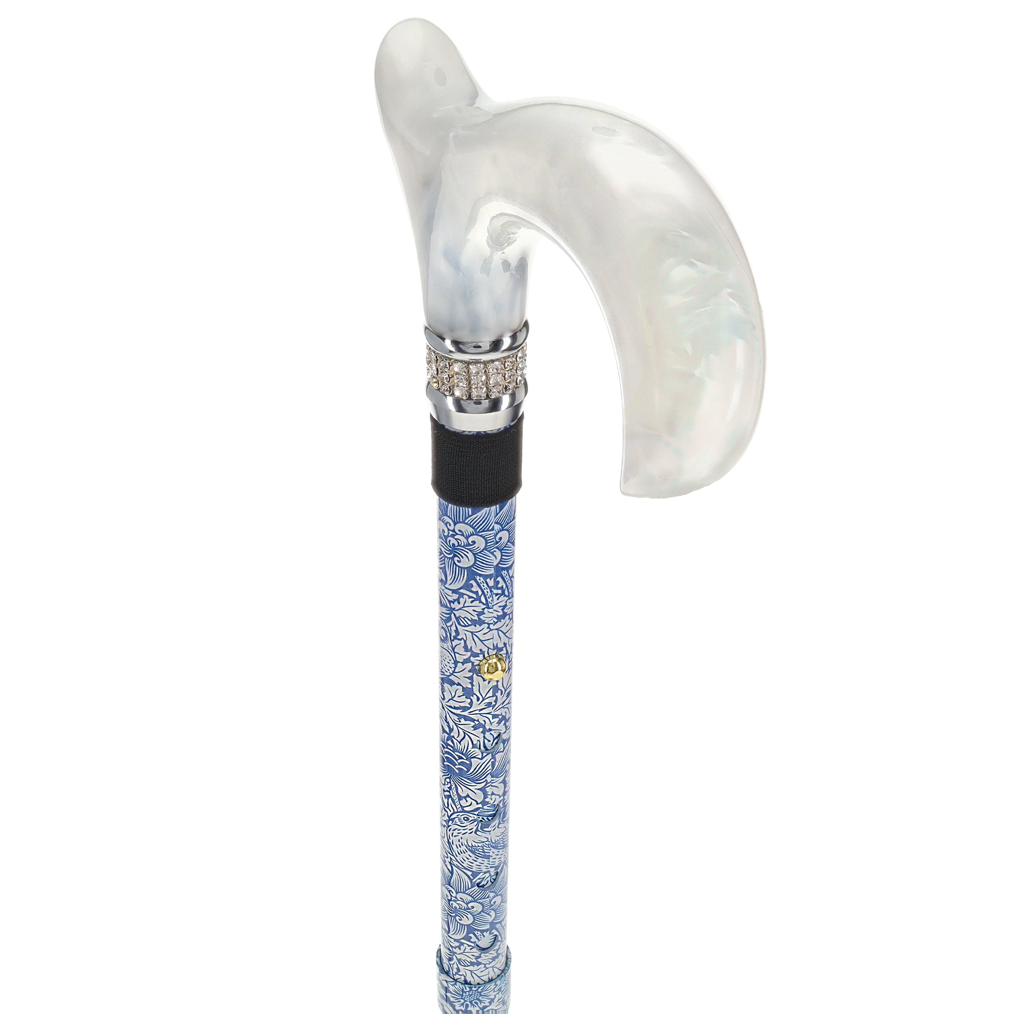 Songbird Harmony Rhinestone Pearlz: Designer Chic Folding Cane From China Sale Online