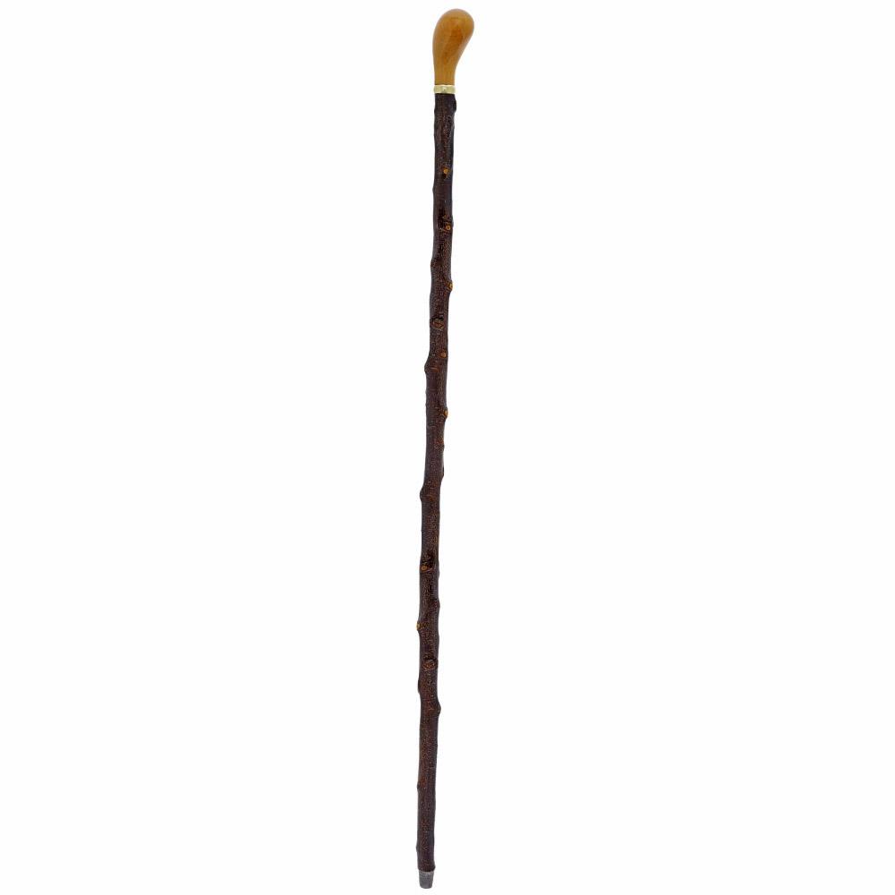 English Knob Walking Stick: Blackthorn Shaft, Brass Collar Clearance Footlocker Finishline