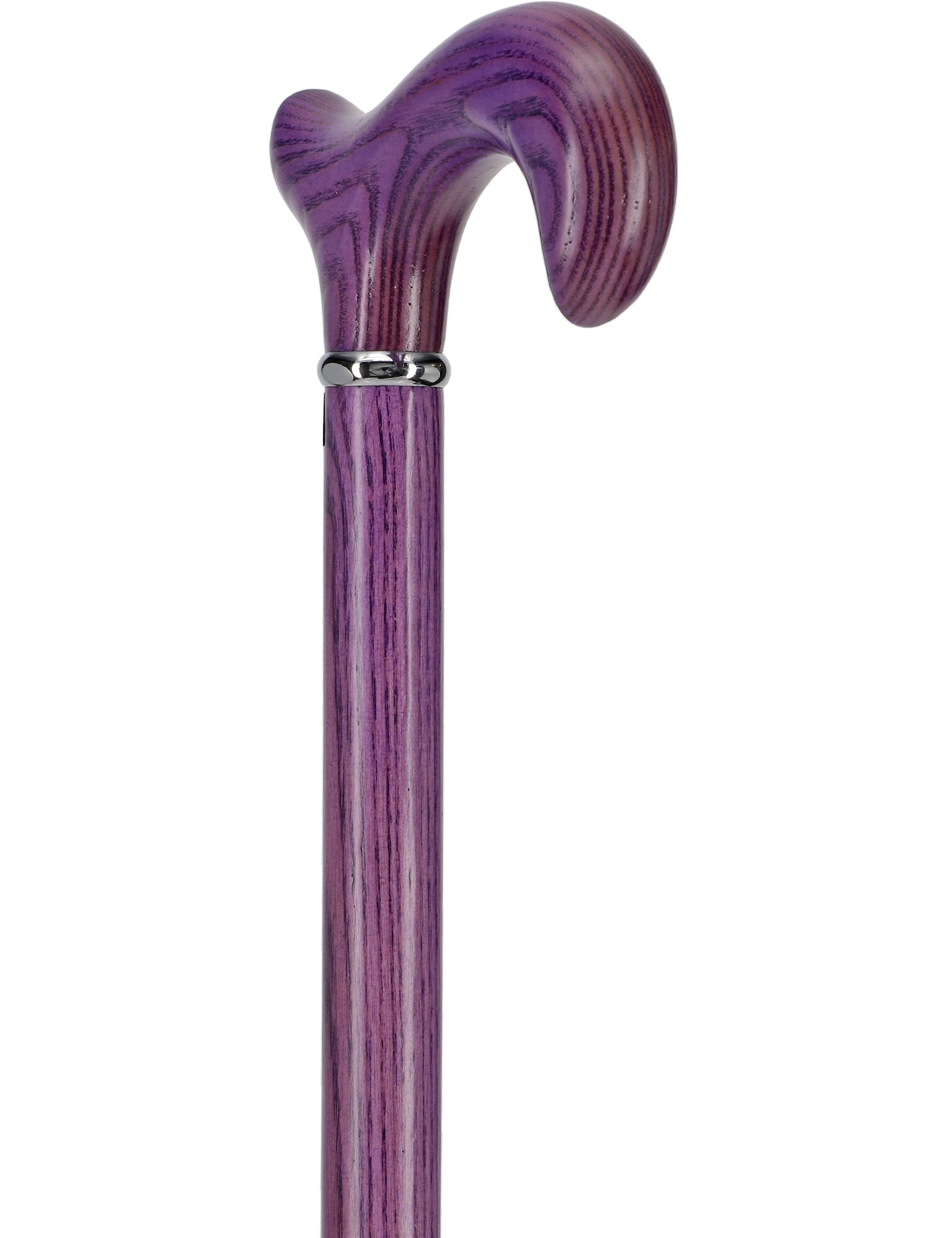 Vivid Purple Derby Cane with Premium Ash Wood Shaft Clearance With Mastercard