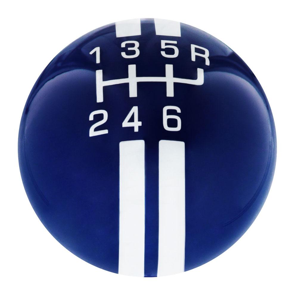 Dark Blue & Pearl Gray Rally Shift Round Knob Cane w/ Custom Color Ash Shaft & Collar Quality From China Cheap