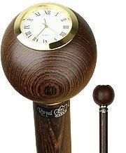 Scratch and Dent Wenge Wood Small Ball Clock Handle Walking Stick With Wenge Shaft And Brass Collar V2260 Buy Cheap Outlet Locations