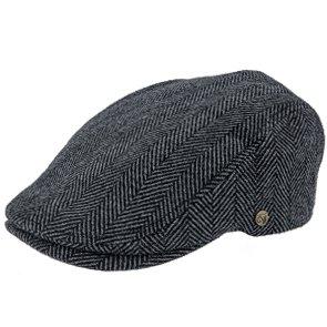 Main Street - Walrus Grey Tweed Plaid Herringbone Ivy Cap Cheap Sale Shop For