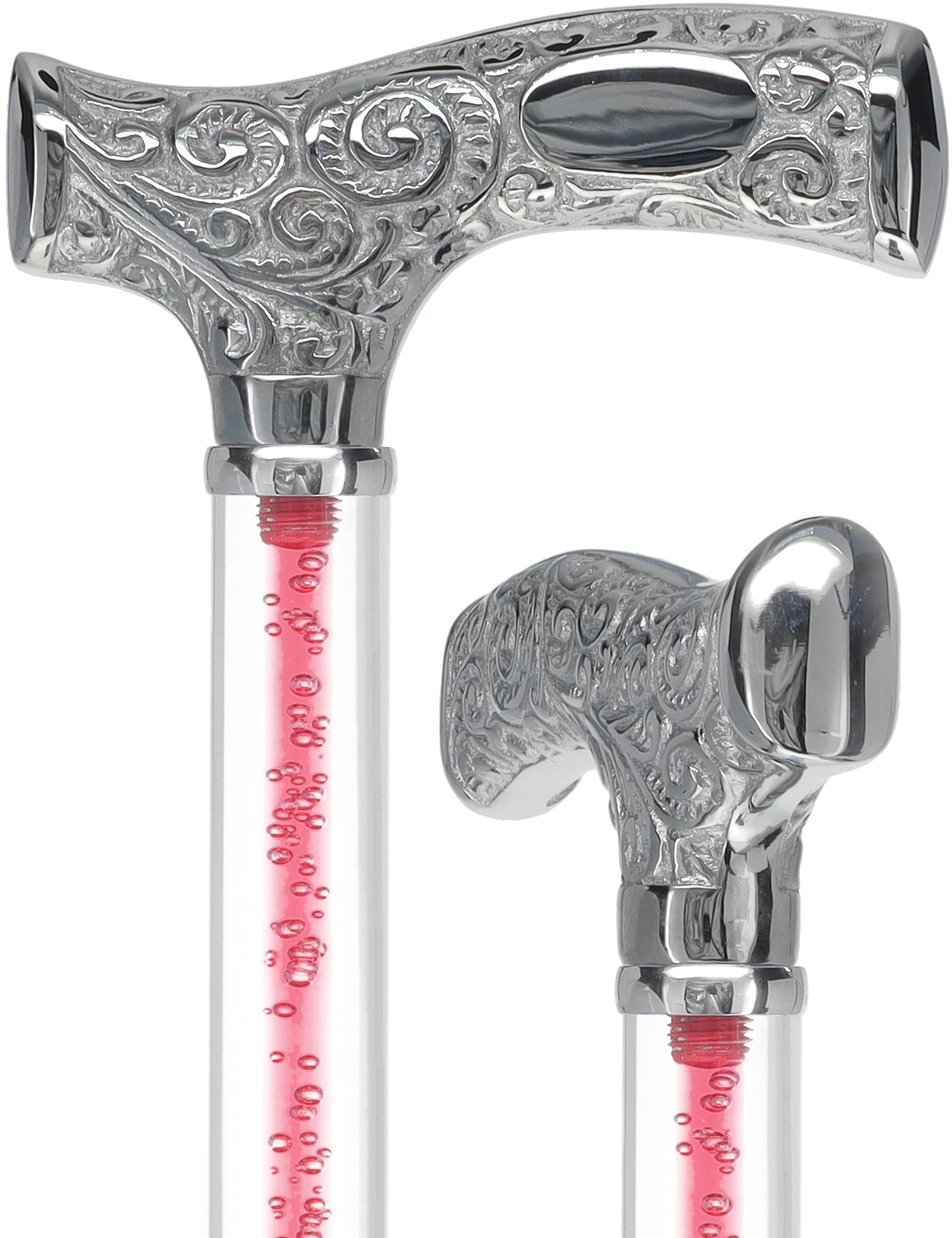 Make It Yours: Color Invisible Clear Shaft w/ Premium Chrome Brass Cane Buy Cheap Outlet