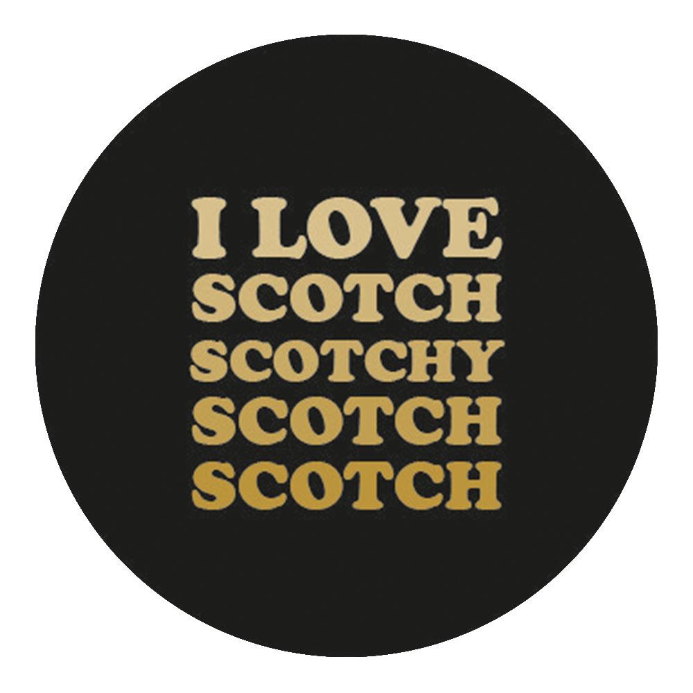 I Love Scotch Casino Knob Stick: Large Knob, Pewter Collar 100% Original Online