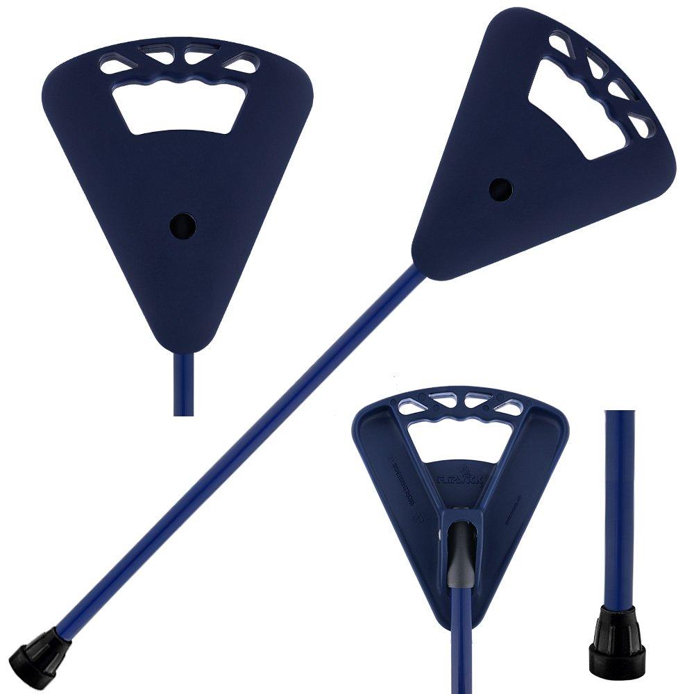 Flipstick Straight Non-Adjustable Seat Cane - Blue Geniue Stockist For Sale