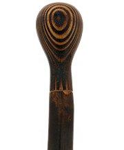 Exquisite Hand-Carved Spiral Walking Stick - Chestnut Free Shipping Classic