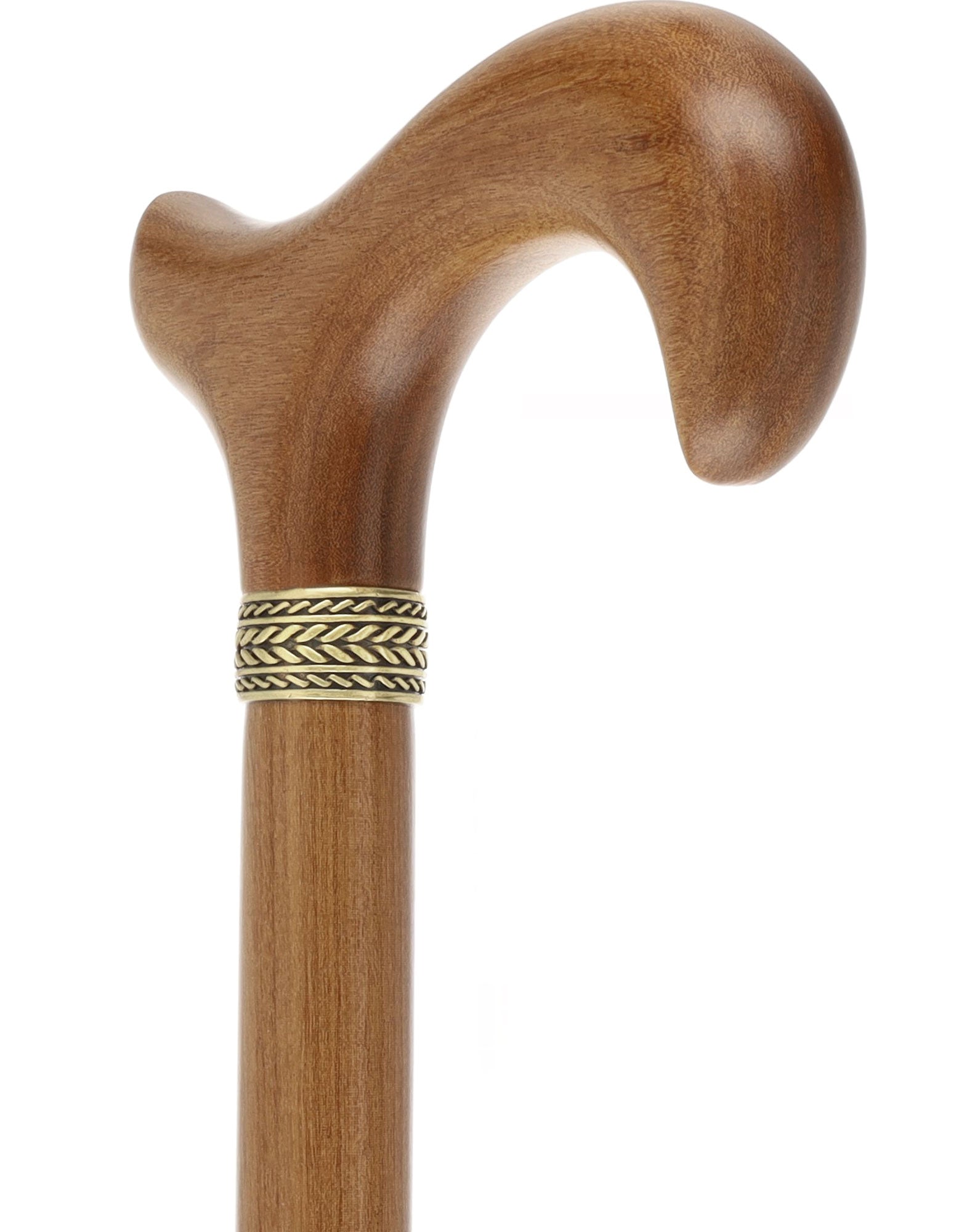 Afromosia Derby Cane: Distinct Afromosia Wood, Pewter Collar Discount In China