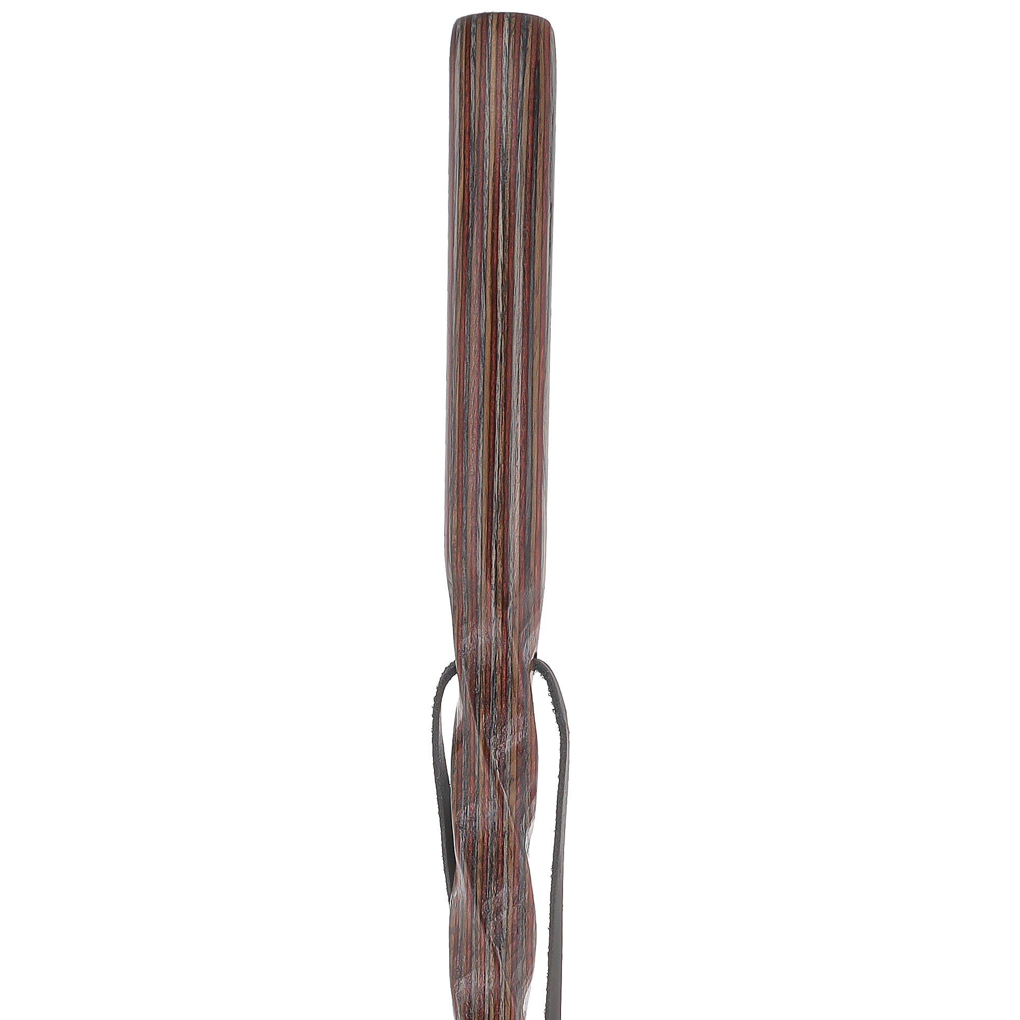 USA-Made Colortone Jacaranda Hiking Staff: Rustic with Compass Clearance Choice