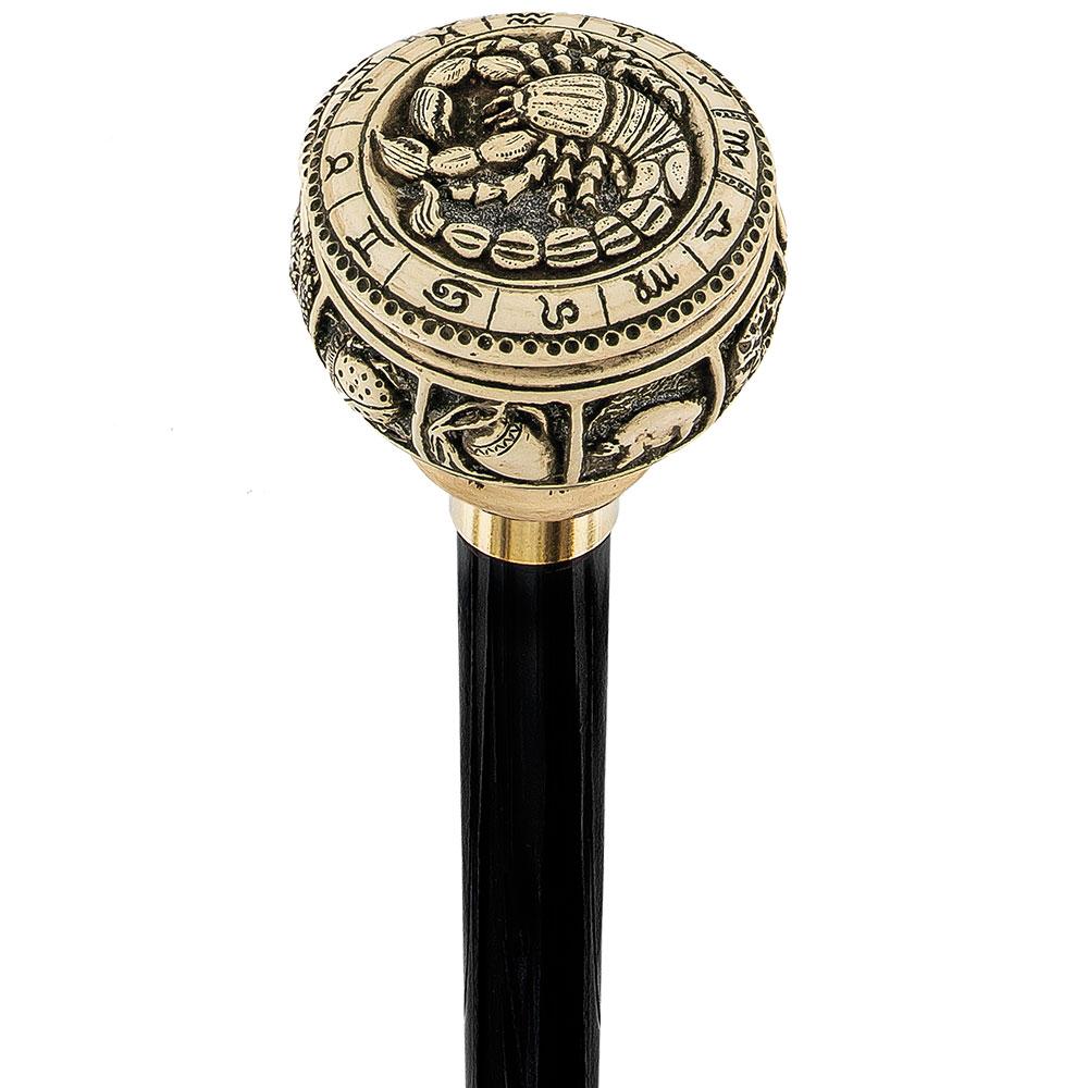 Scratch and Dent Astrological Scorpio Walking Cane with Black Beechwood Shaft V2033 Footlocker Finishline Sale Online