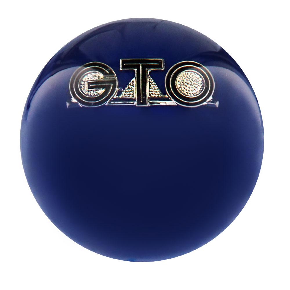 GTO Car Emblem Dark Blue Round Knob Cane w/ Custom Color Ash Shaft & Collar Discount Shop For