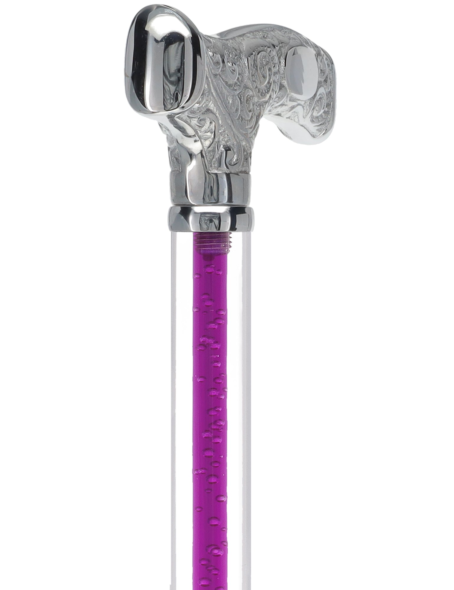 Make It Yours: Color Invisible Clear Shaft w/ Premium Chrome Brass Cane Buy Cheap Outlet