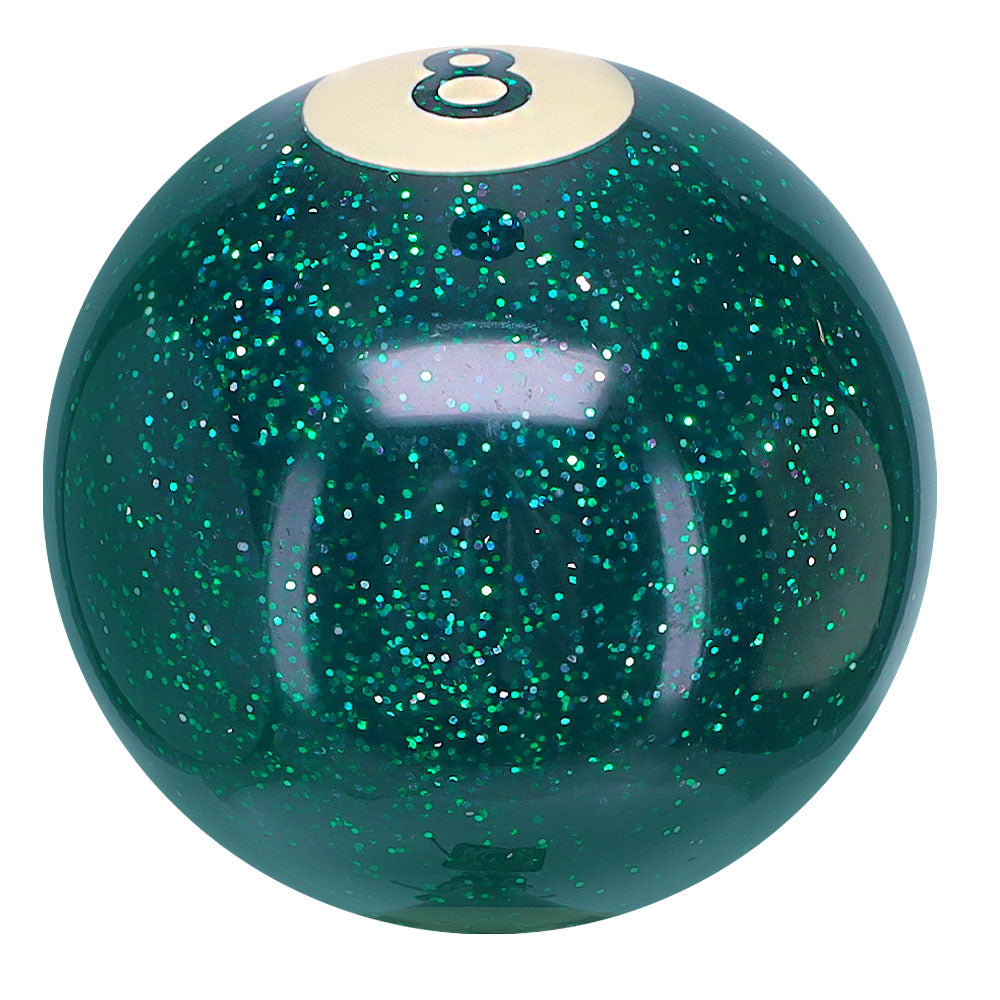 Green Sparkle 8 Ball Shift Knob Cane Cane w/ Custom Wood Shaft & Collar Cheap Sale How Much