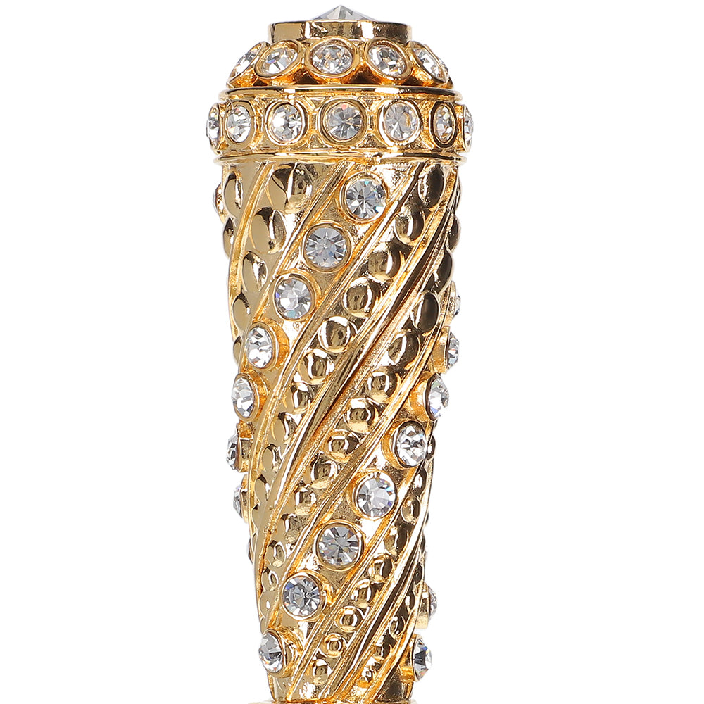 Italian Luxury: Exclusive 24K Gold & Swarovski Crystal Stick Cheap Sale Professional