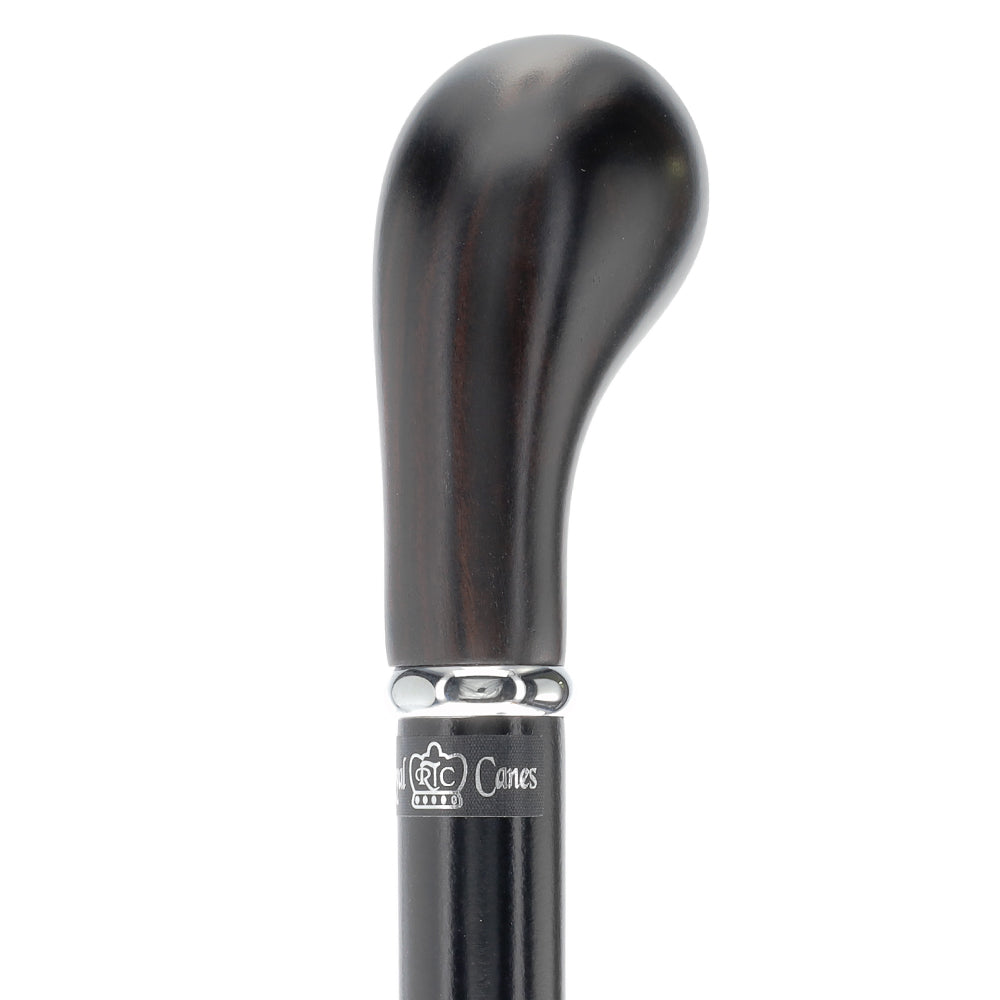 English Knob Ebony Wood Handle: Walking Stick, Beechwood Shaft Cheap Sale Release Dates