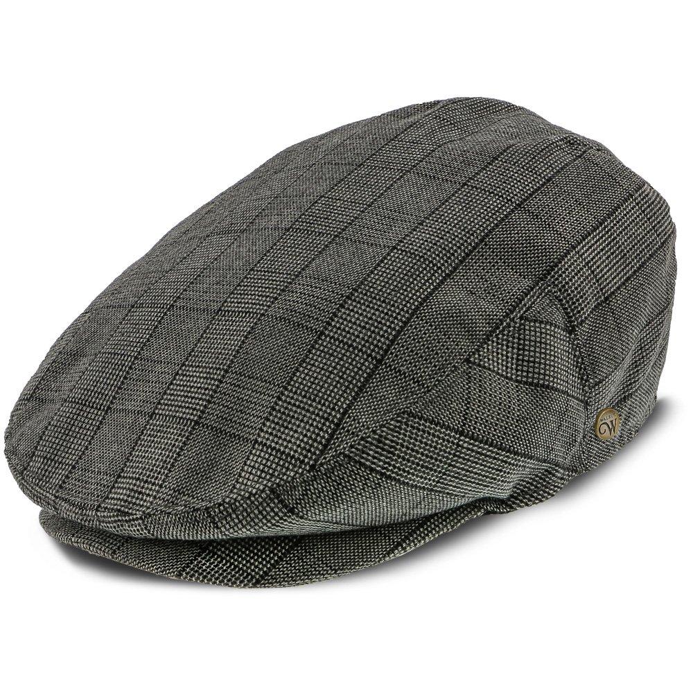 Director - Walrus Hats Grey Plaid Polyester Ivy Cap Excellent Sale Online