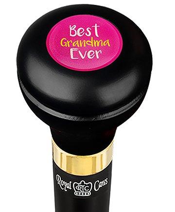 Best Grandma Flask Walking Stick w/ Black Beechwood Shaft & Pewter Collar Cheap Sale Fashionable