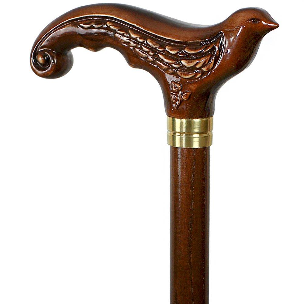 Swallow Under the Tree: Artisan Intricate Hand-Carved Cane Eastbay Online