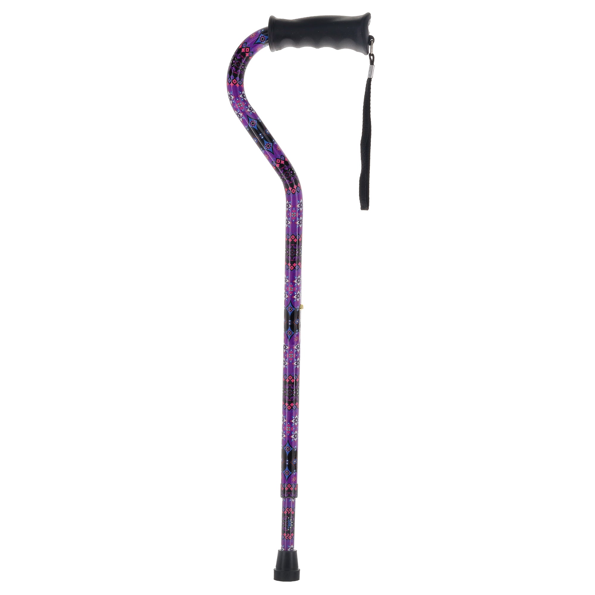 Designer Purple Cane: Comfort Grip & SafeTbase, Adjustable Pictures Online