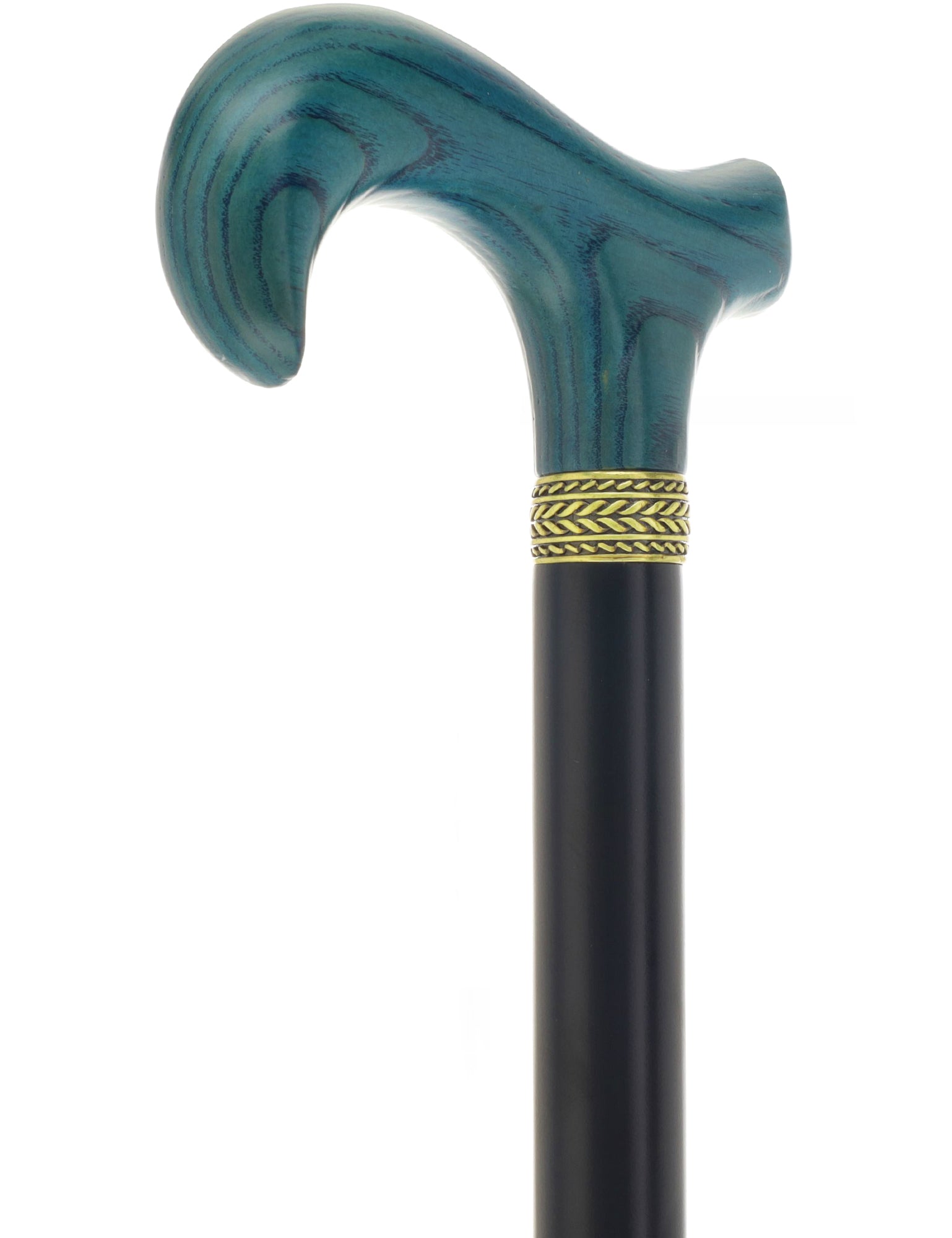 Blue Denim Derby Cane: Ash Wood, Brass Clearance Amazing Pice