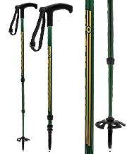 Highlander Trekking Pole: Green & Gold, Wrist Strap Outlet Clearance