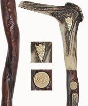 Exclusive Elk Horn Handle Cane with Bull Organ Shaft Free Shipping 2025 Unisex